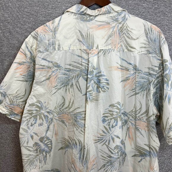 Bob Timberlake Button Down Camp Shirt Men Sz XL Multicolor Palm Tropical Pocket - Picture 9 of 12